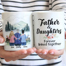 Personalized Father And Daughters Ceramic Mug TN040501DUS