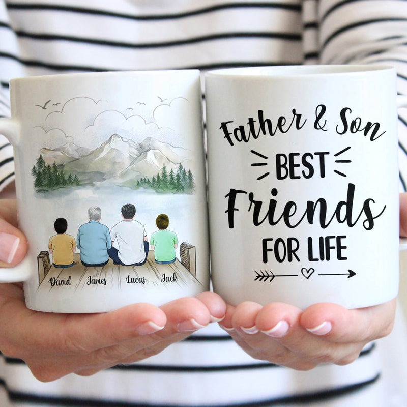 Personalized Father And Son Ceramic Mug TN110501DUS