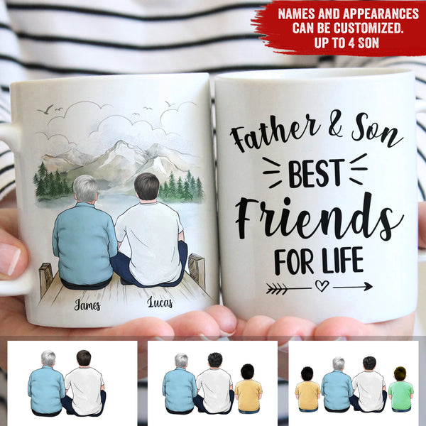 Personalized Father And Son Ceramic Mug TN110501DUS