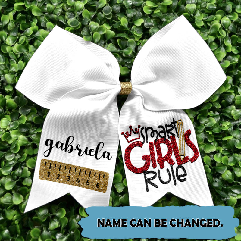 Personalized Smart Girl Rule Hairbow HN090802HB