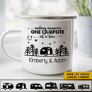 Personalized Happy Campers Campfire Mug TL310801MG