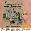 Personalized Home Is Where You Park It Camping Sherpa Fleece Blanket HN150901BF
