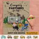 Personalized Home Is Where You Park It Camping Sherpa Fleece Blanket HN150901BF