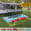 Personalized Drive Slow Drunk Campers Matter Camping Patio Mat HN170902RG
