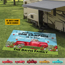 Personalized Drive Slow Drunk Campers Matter Camping Patio Mat HN170902RG