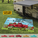 Personalized Drive Slow Drunk Campers Matter Camping Patio Mat HN170902RG
