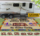 Personalized Stay Trippy Little Hipple Camping Patio Mat HN200901RG
