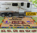 Personalized Stay Trippy Little Hipple Camping Patio Mat HN200901RG