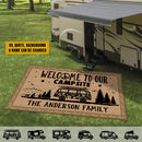 Personalized Home Is Where You Park It Camping Patio Mat HN290901RG