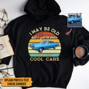 Personalized Upload Photo I May Be Old But Drive Cool Cars Shirt HN171101TS