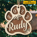 Personalized Jingle Paws Christmas Ornament TL060903OW