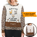 Personalized My Life Is Ruled By Cats Shirt HM121002S