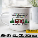Personalized Making Memories One Campsite At A Time Christmas Campfire Mug HN090904MG