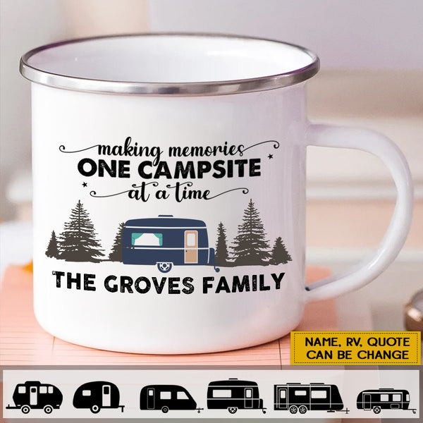Personalized Making Memories One Campsite At A Time Campfire Mug HN090903MG