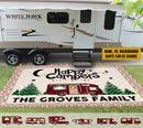 Personalized Making Memories Camping Christmas Patio Mat HN290803RG