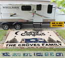 Personalized Happy Campers Patio Mat HN200802RG
