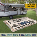 Personalized Happy Campers Patio Mat HN200802RG
