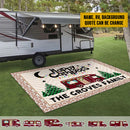 Personalized Making Memories Camping Christmas Patio Mat HN290803RG