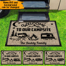 Personalized Making Memories One Campsite At A Time Doormat TL060901DM
