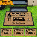 Personalized Making Memories One Campsite At A Time Doormat TL060901DM