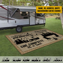 Personalized Making Memories One Campsite At A Time Patio Mat HN310801RG