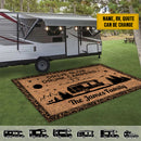 Personalized Making Memories One Campsite Patio Mat HN230801RG