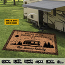 Personalized Making Memories One Campsite Patio Mat HN230801RG