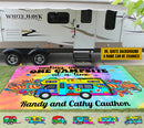 Personalized Home Is Where You Park It Camping Patio Mat HN210901RG