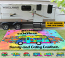 Personalized Home Is Where You Park It Camping Patio Mat HN210901RG