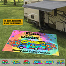 Personalized Home Is Where You Park It Camping Patio Mat HN210901RG