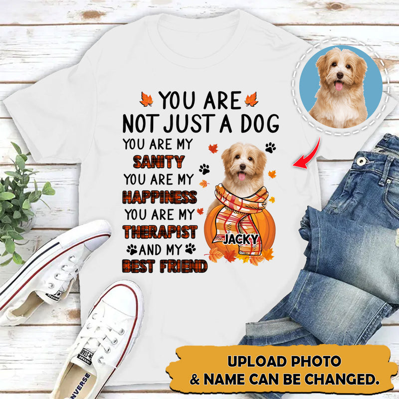 Upload Photo Personalized You Are Not Just A Dog You Are My Sanity T-shirt HN090801TS