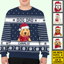 Personalized Best Dog Parents Christmas Sweatshirt TL290901SS