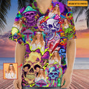 Mushroom Skull Upload Photo High Quality Unisex Hawaiian Shirt For Men And Women HN290702A