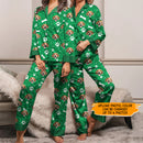 Personalized Custom Photo Dog Cat Face St Patrick's Day Pajamas HN12012302PJ
