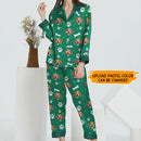 Personalized Custom Photo Dog Cat Face St Patrick's Day Pajamas HN12012302PJ