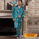 Personalized Custom Photo Dog Cat Face St Patrick's Day Pajamas HN12012302PJ