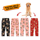 Personalized Custom Photo Dog Cat Casual Women Lounge Elastic Waist Pants HN311001EP