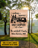 Personalized Welcome To Our Campsite Camping Flag HN060901F