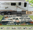 Personalized Camping Happy Camper Live Here Patio Mat HN220801RG