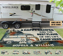 Personalized Camping Happy Camper Live Here Patio Mat HN220801RG