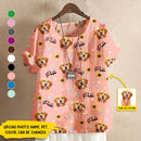 Personalized Custom Photo Dog Cat Casual O-Neck Short Sleeve T-Shirt HN311001OT