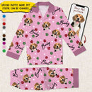 Personalized Custom Photo Dog Cat Christmas Pajamas HM281001PJ