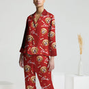 Personalized Custom Photo Dog Cat Christmas Pajamas HN281001PJ