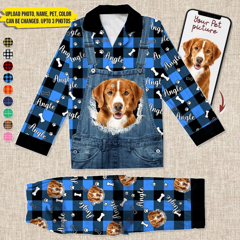 Personalized Custom Photo Dog Cat Pajamas HN151101PJ