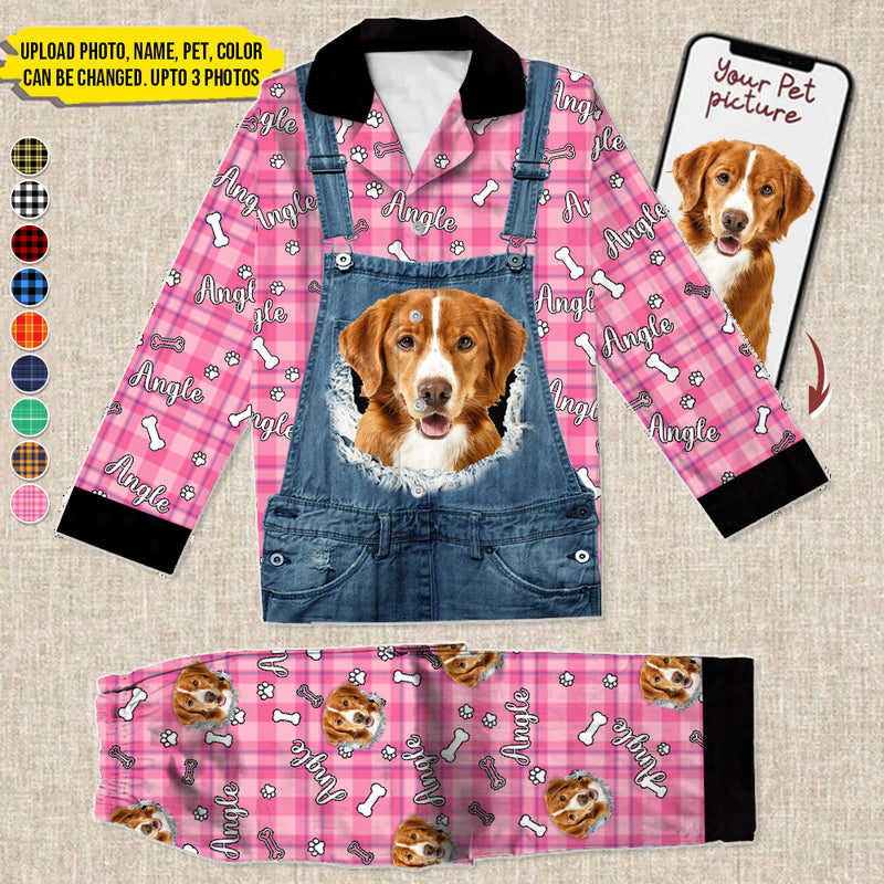 Personalized Custom Photo Dog Cat Pajamas HN151101PJ
