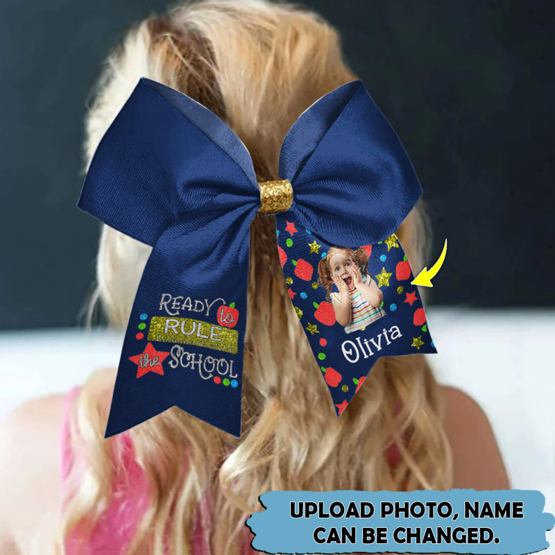 Upload Photo Personalized Back To School Hairbow TL180803Y