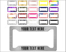 Personalized License Plate Frames For Cars TL090901LPF