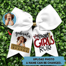 Upload Photo Personalized Smart Girl Rule Hairbow HN100801HB