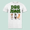 Personalized Custom Photo Dog Mom Shamrock St Patricks Day Shirt HN14012301TS