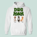 Personalized Custom Photo Dog Mom Shamrock St Patricks Day Shirt HN14012301TS